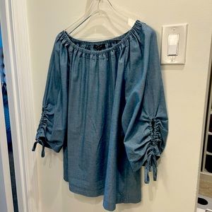 Woman’s off shoulder blouse